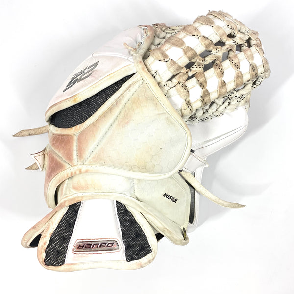 Bauer Supreme 2S Pro - Used Pro Stock Goalie Glove (White/Purple/Black)