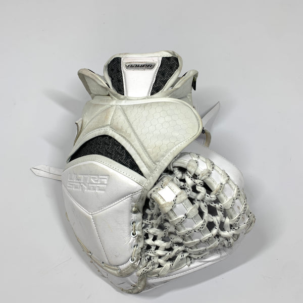 Bauer Supreme 2S Pro - Used Pro Stock Goalie Glove - Full Right (White)