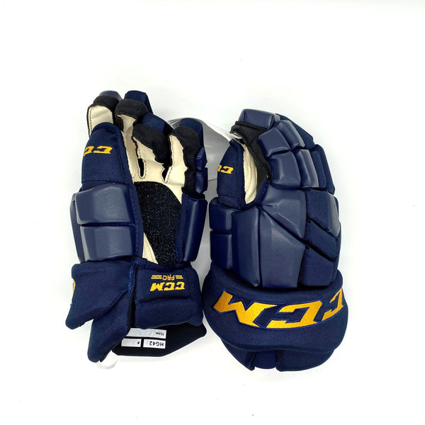 CCM HG42 - OHL Pro Stock Glove (Navy/Yellow)