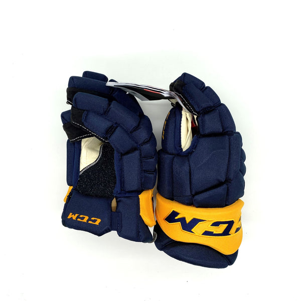 CCM HGJSCHL - OHL Pro Stock Glove (Navy/Yellow)