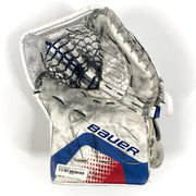 Bauer Supreme 2S Pro - Used Pro Stock Goalie Glove (White/Red/Blue)
