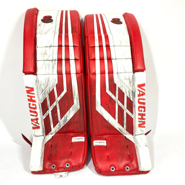 Vaughn Velocity VE8 - Pro Stock Goalie Pads - Full Set (Red/White)