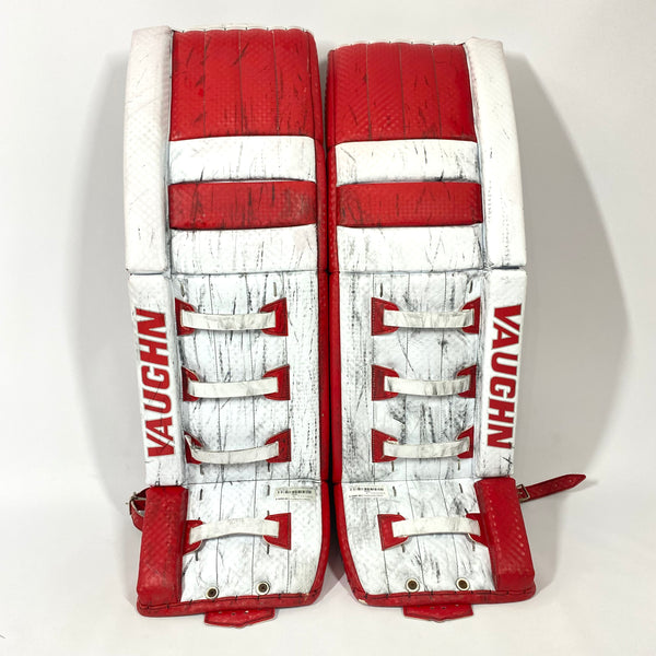 Vaughn Velocity V9 - Pro Stock Goalie Pads - Full Set (Red/White)
