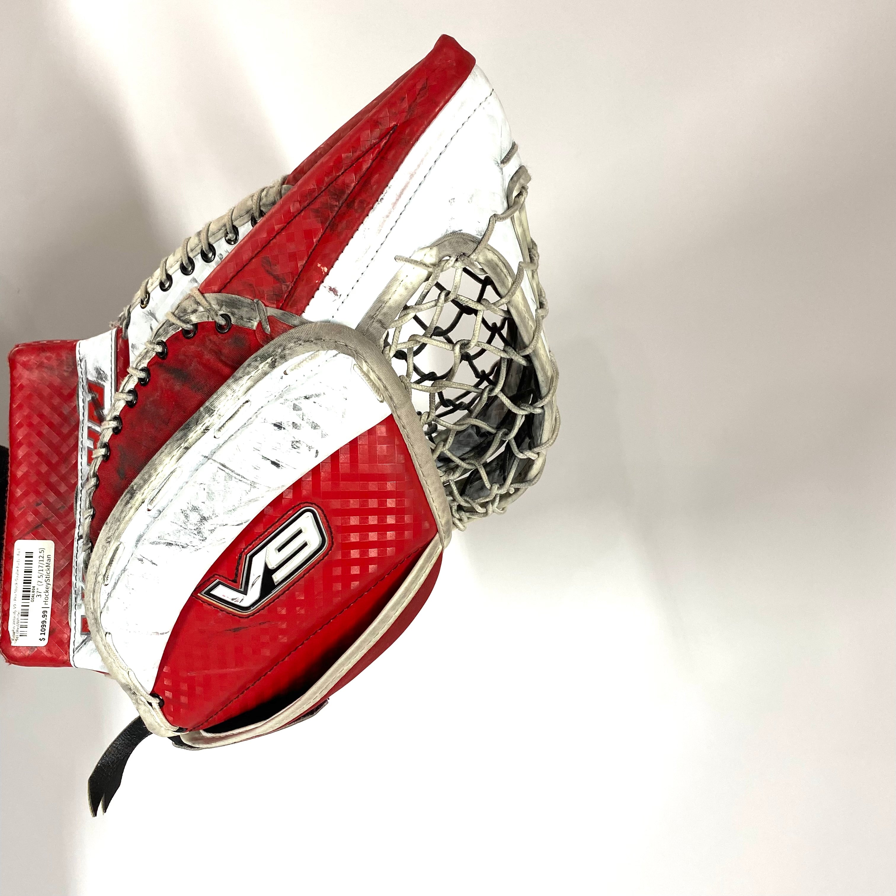 Vaughn Velocity V9 - Pro Stock Gardien de but - Ensemble complet (Rouge/Blanc)