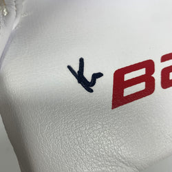 Nouveau Bauer Vapor Hyperlite - Bloqueur de gardien de but Pro Stock (blanc/rouge/bleu)