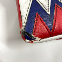 Vaughn Velocity V9 - Used Pro Stock Goalie Blocker (Red/Blue)