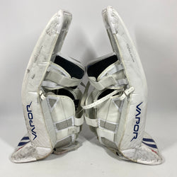 Bauer Vapor 2X Pro - Jambières de gardien de but Pro d'occasion (rouge/blanc/bleu)