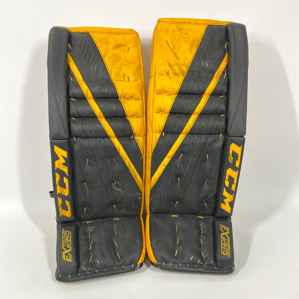 CCM Extreme Flex IV - Used Pro Stock Goalie Full Set (Black/Yellow)