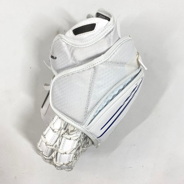 Bauer Vapor Hyperlite - New Pro Stock Goalie Glove - (White/Red/Blue)