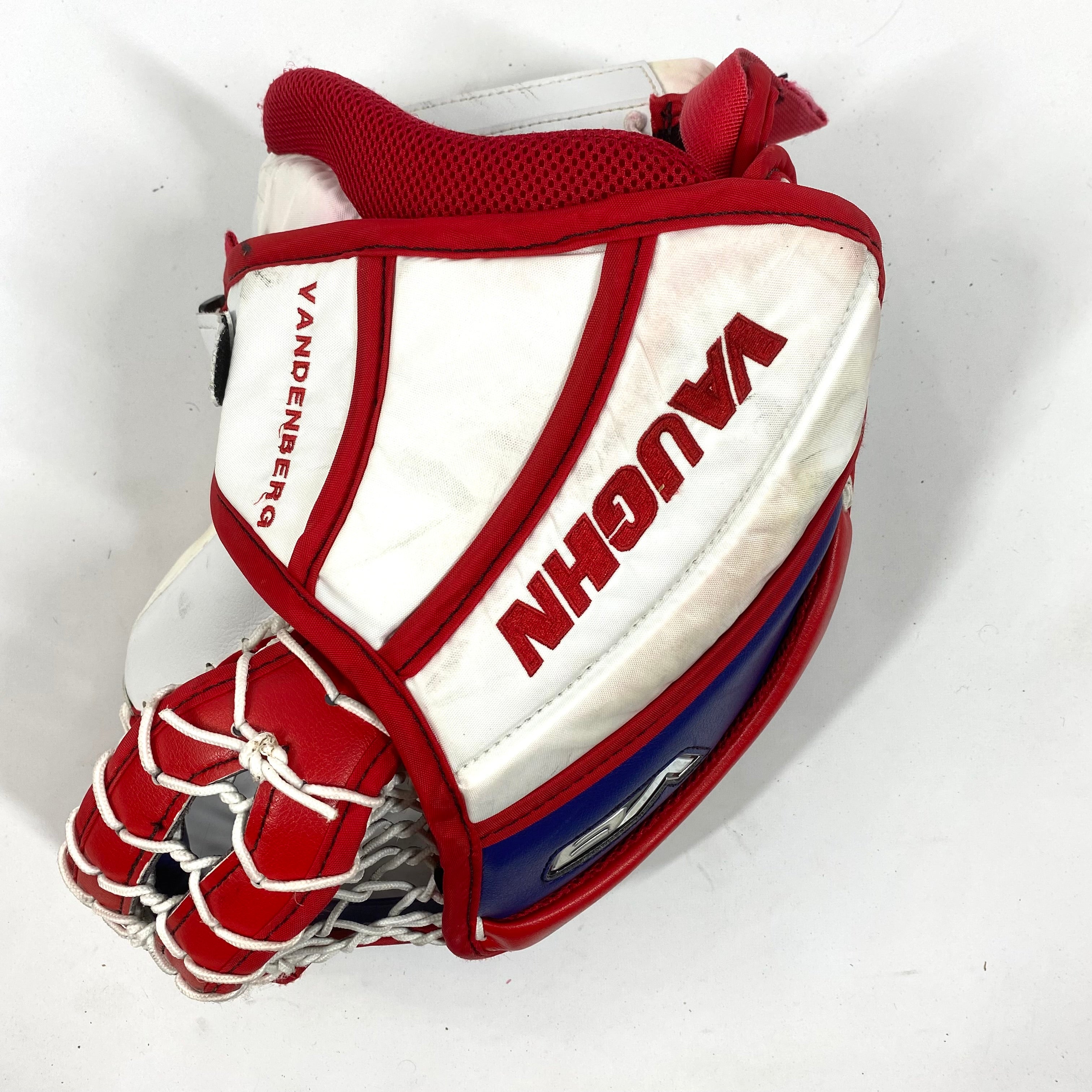 Vaughn Velocity V9 - Gant de gardien de but Pro Stock d'occasion - (Rouge/Bleu/Blanc)