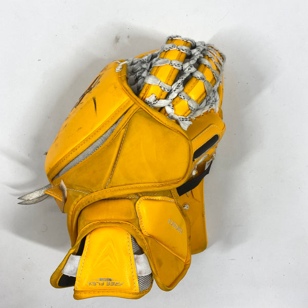 Bauer Vapor 2X Pro - Used Pro Stock Goalie Glove - (Yellow)