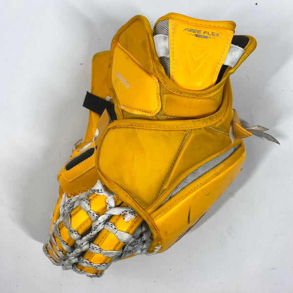 Bauer Vapor 2X Pro - Used Pro Stock Goalie Glove - (Yellow)