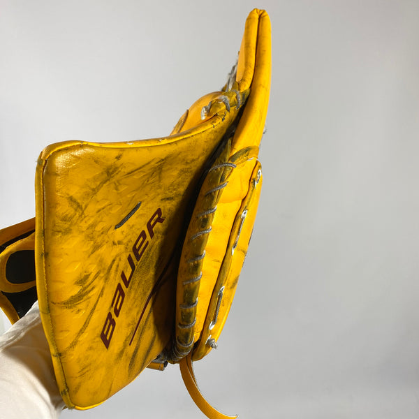 Bauer Vapor 2X Pro - Used Pro Stock Goalie Glove - (Yellow)