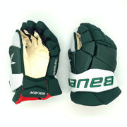 Bauer Vapor 2X Pro - NCAA Pro Stock Glove (Green/White)