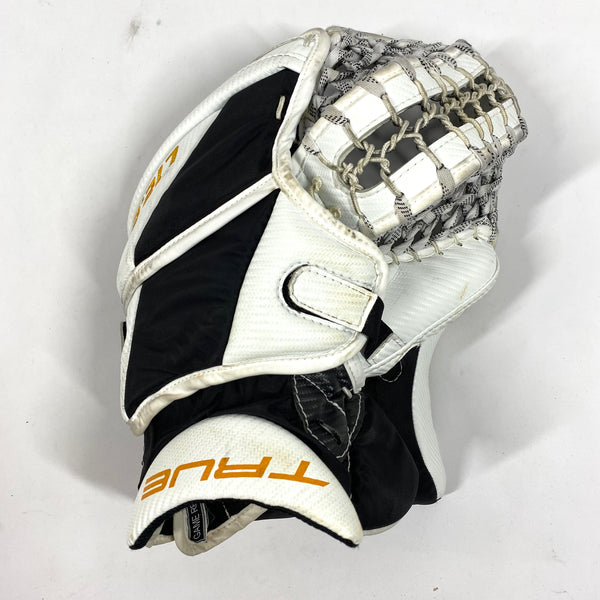 True L12.2 - Pro Stock Goalie Glove (White/Yellow)