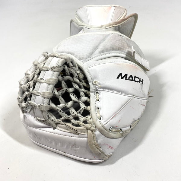 Bauer Supreme Mach - Used Pro Stock Goalie Glove (White/Red/Black)