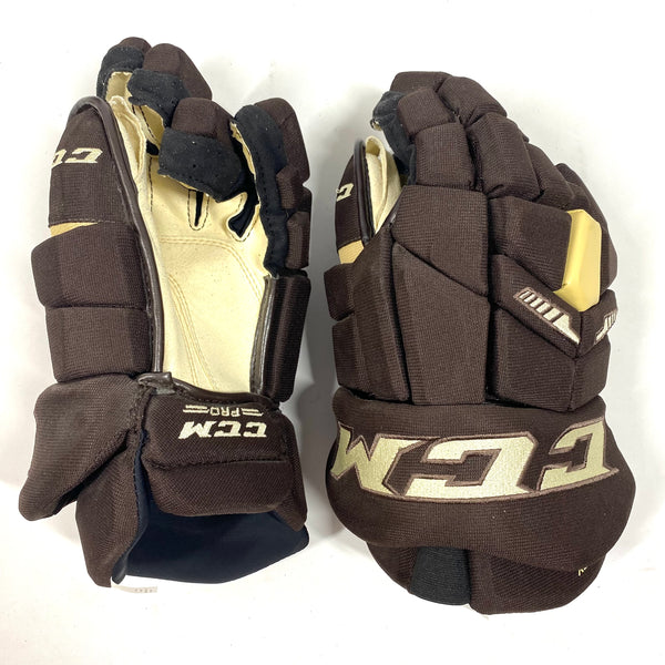 CCM HGTKXP - AHL Pro Stock Glove (Brown)