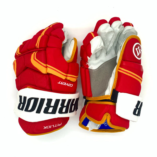Warrior Covert QRE Pro - NHL Pro Stock Glove - Tyler Pitlick (Red/Yellow/White)