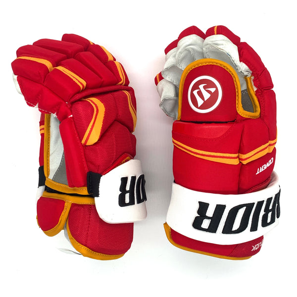 Warrior Covert QRE Pro - NHL Pro Stock Glove - Tyler Pitlick (Red/Yellow/White)