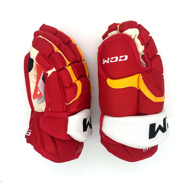 CCM HG12 - NHL Pro Stock Glove - Jonathan Huberdeau (Red/Yellow/White)