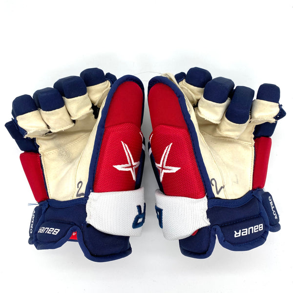 Bauer Vapor 2X Pro - Used NHL Pro Stock Glove - Washington Capitals - Dmitry Orlov (Navy/Red/White)