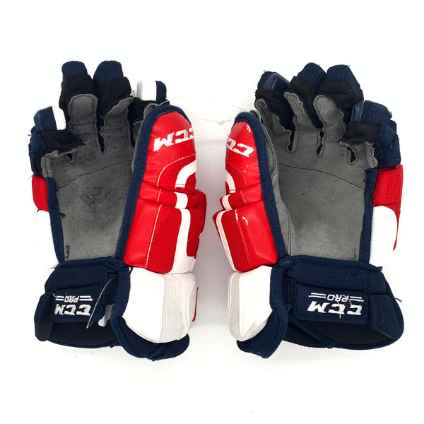 CCM HGCL - Used NHL Pro Stock Gloves - Washington Capitals - Conor Sheary (Navy/Red/White)