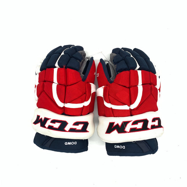 CCM HG12 - Used NHL Pro Stock Glove - Washington Capitals - Nic Dowd (Navy/Red/White)