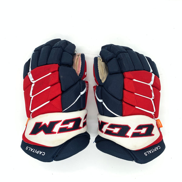 CCM HGJS - Used NHL Pro Stock Glove - Washington Capitals - Dylan Mcilrath (Navy/Red/White)