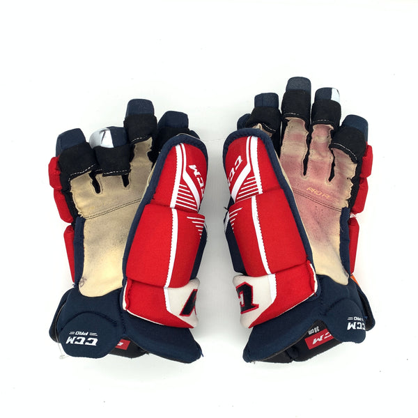 CCM HGJS - Used NHL Pro Stock Glove - Washington Capitals - Dylan Mcilrath (Navy/Red/White)