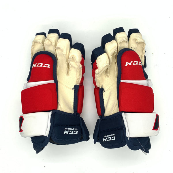 CCM HG97 - Used NHL Pro Stock Gloves - Washington Capitals - Daniel Carr (Navy/Red/White)