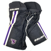 Bauer Nexus - Pantalon NCAA Pro Stock d'occasion (noir/violet)