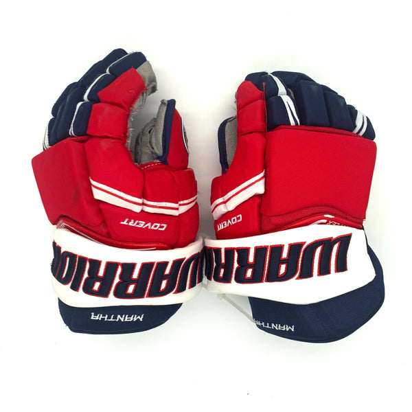 Warrior Covert - Used NHL Pro Stock Gloves - Washington Capitals - Anthony Mantha (Navy/Red/White)