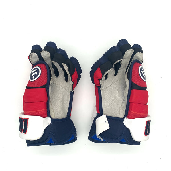 Warrior Covert - Used NHL Pro Stock Gloves - Washington Capitals - Jonsson-Fjalley (Navy/Red/White)
