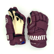 Warrior Covert QRL Pro – Gant professionnel NHL – Ryan Getzlaf (violet/blanc)