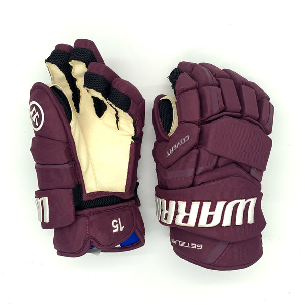 Warrior Covert QRL Pro - NHL Pro Stock Glove - Ryan Getzlaf (Purple/White)