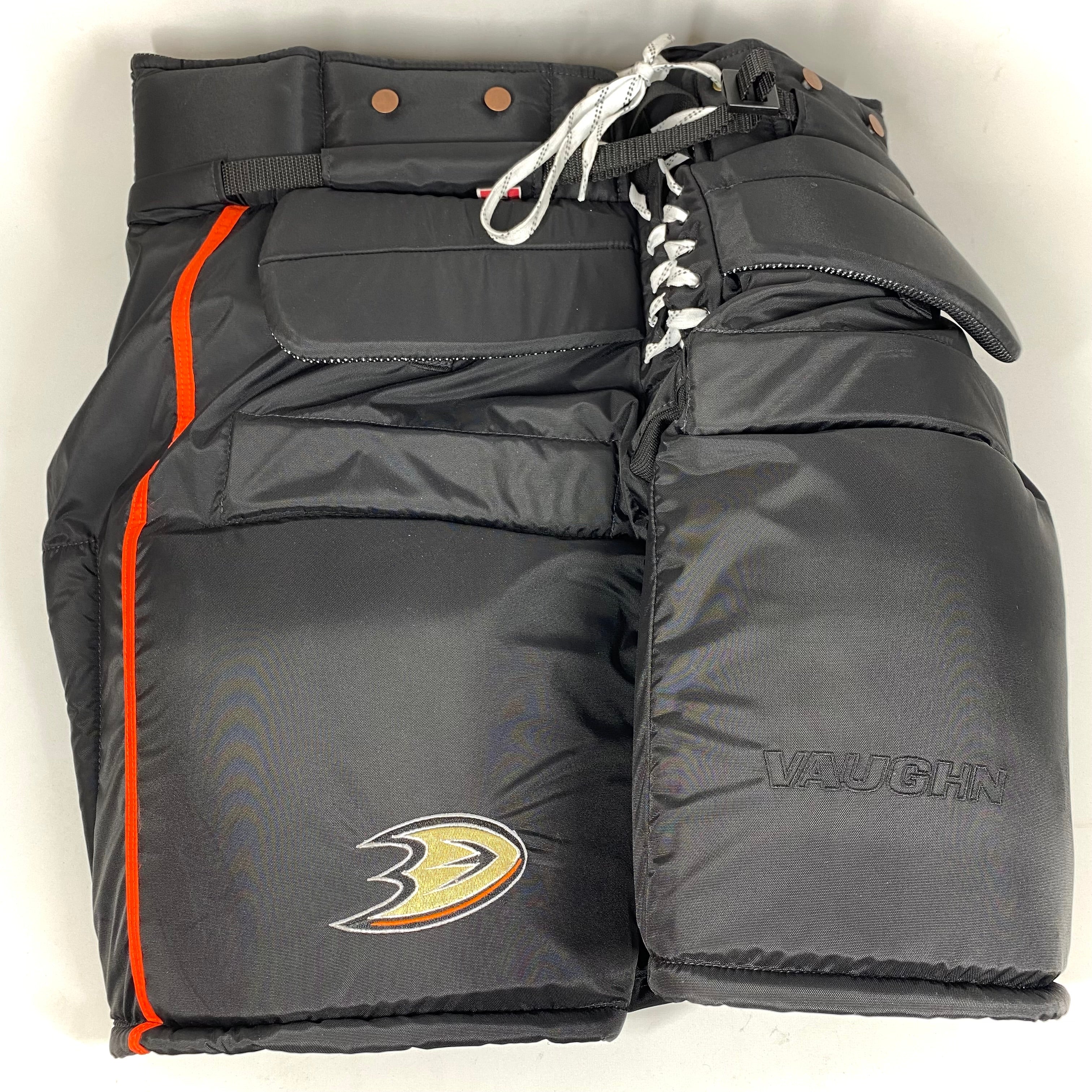 Custom Vaughn - NHL Pro Stock Goalie Pant (Black/Orange)