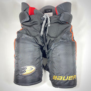 Pantalon de hockey Bauer Vapor - NHL Pro Stock - Ducks d'Anaheim (noir/orange)