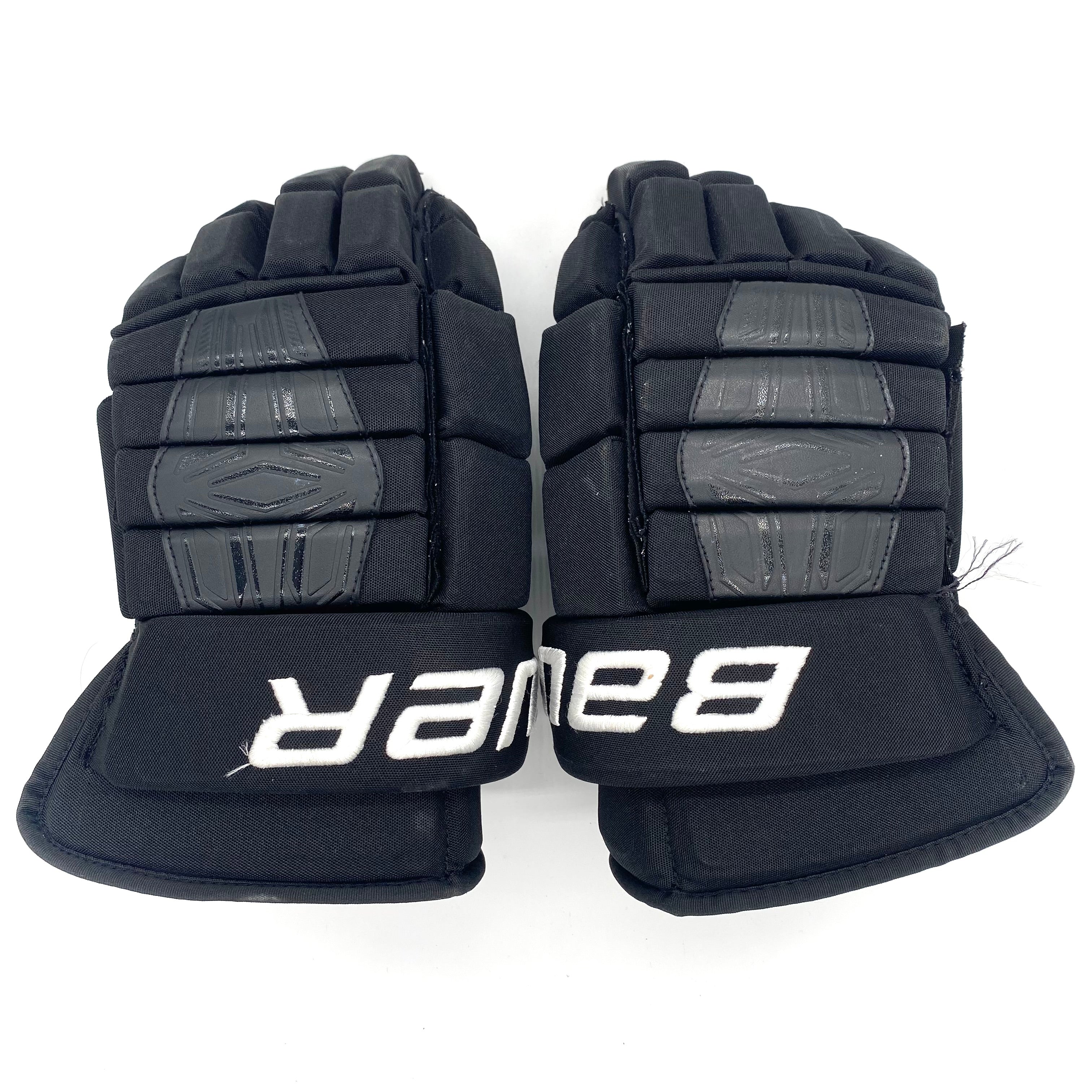 Bauer Pro Series - Gant Pro Stock NHL d'occasion - Kevin Shattenkirk - Ducks d'Anaheim (noir)