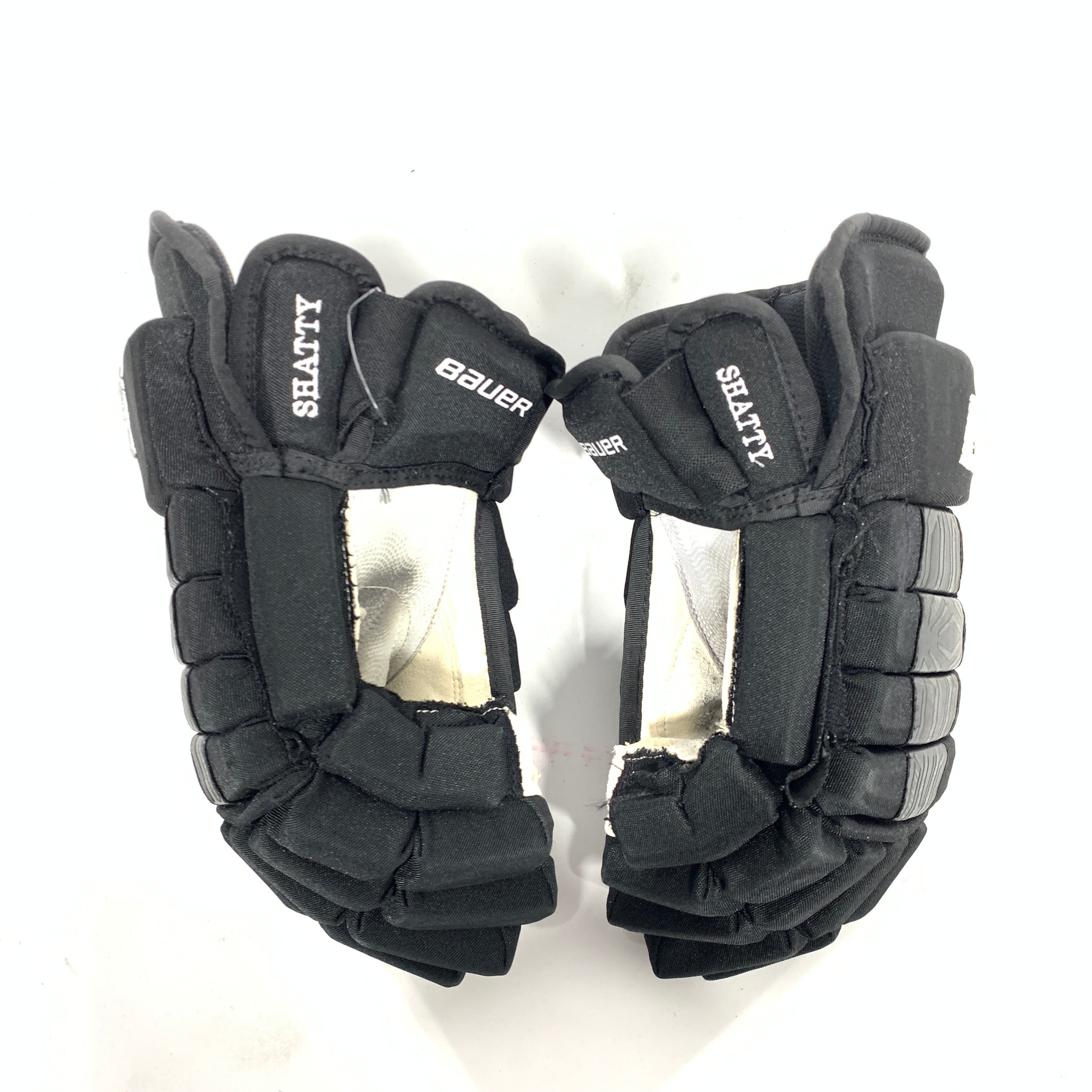 Bauer Pro Series - Gant Pro Stock NHL d'occasion - Kevin Shattenkirk - Ducks d'Anaheim (noir)