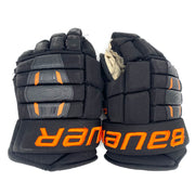 Bauer Pro Series - Gants Pro Stock d'occasion (noir/orange)