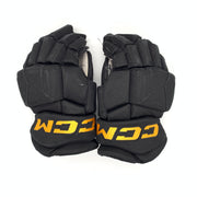 CCM HGJS - Gants Pro Stock d'occasion (noir/jaune)