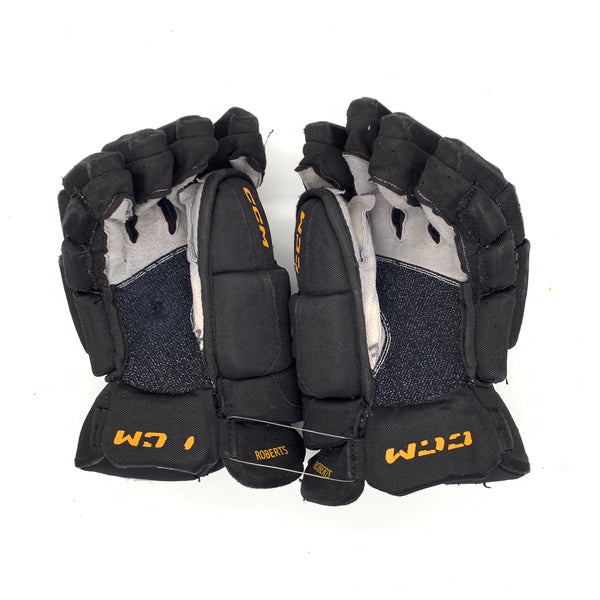 CCM HGJS - Used Pro Stock Glove (Black/Yellow)