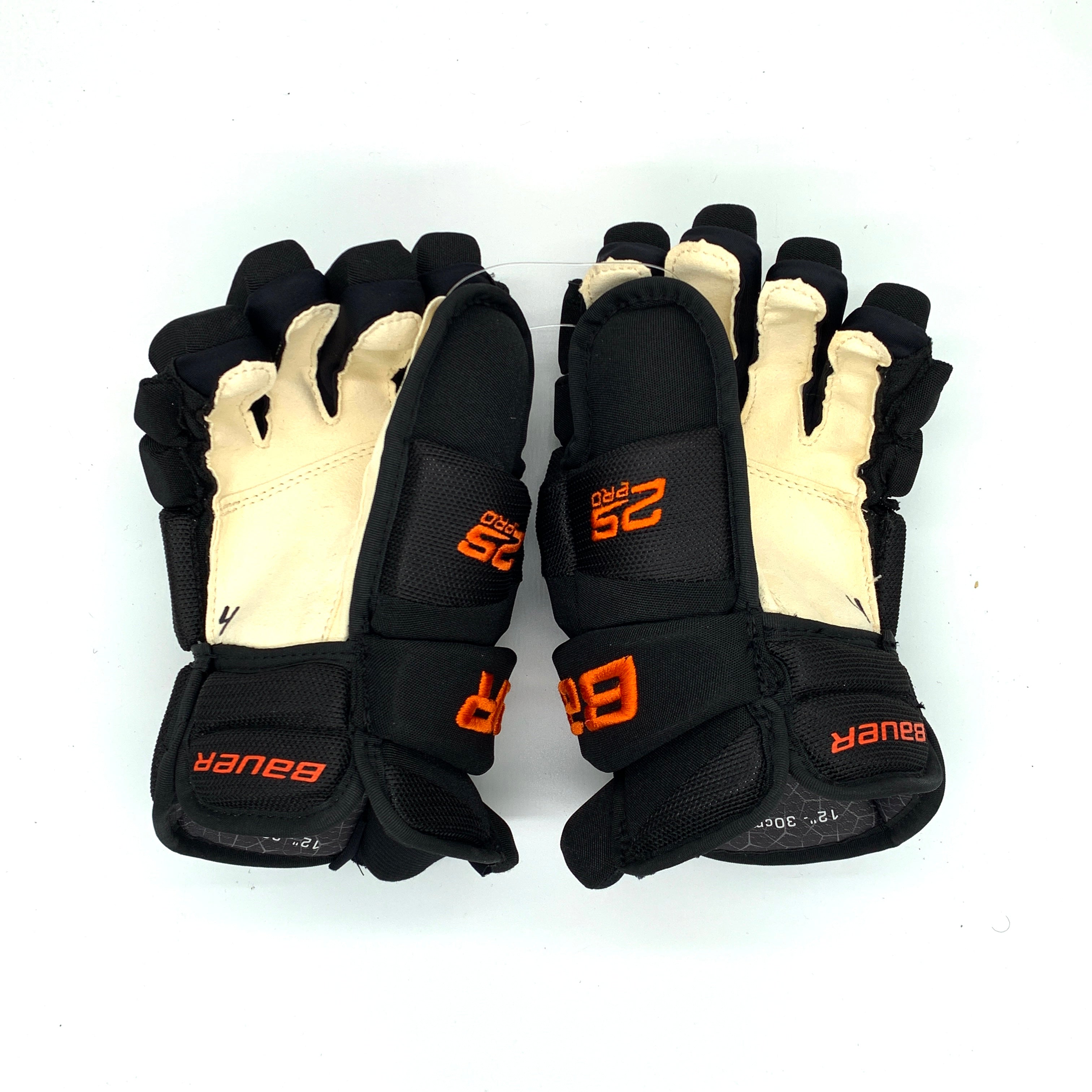 Bauer Supreme 2S Pro - Gants de crosse intermédiaires d'occasion (noir/orange)