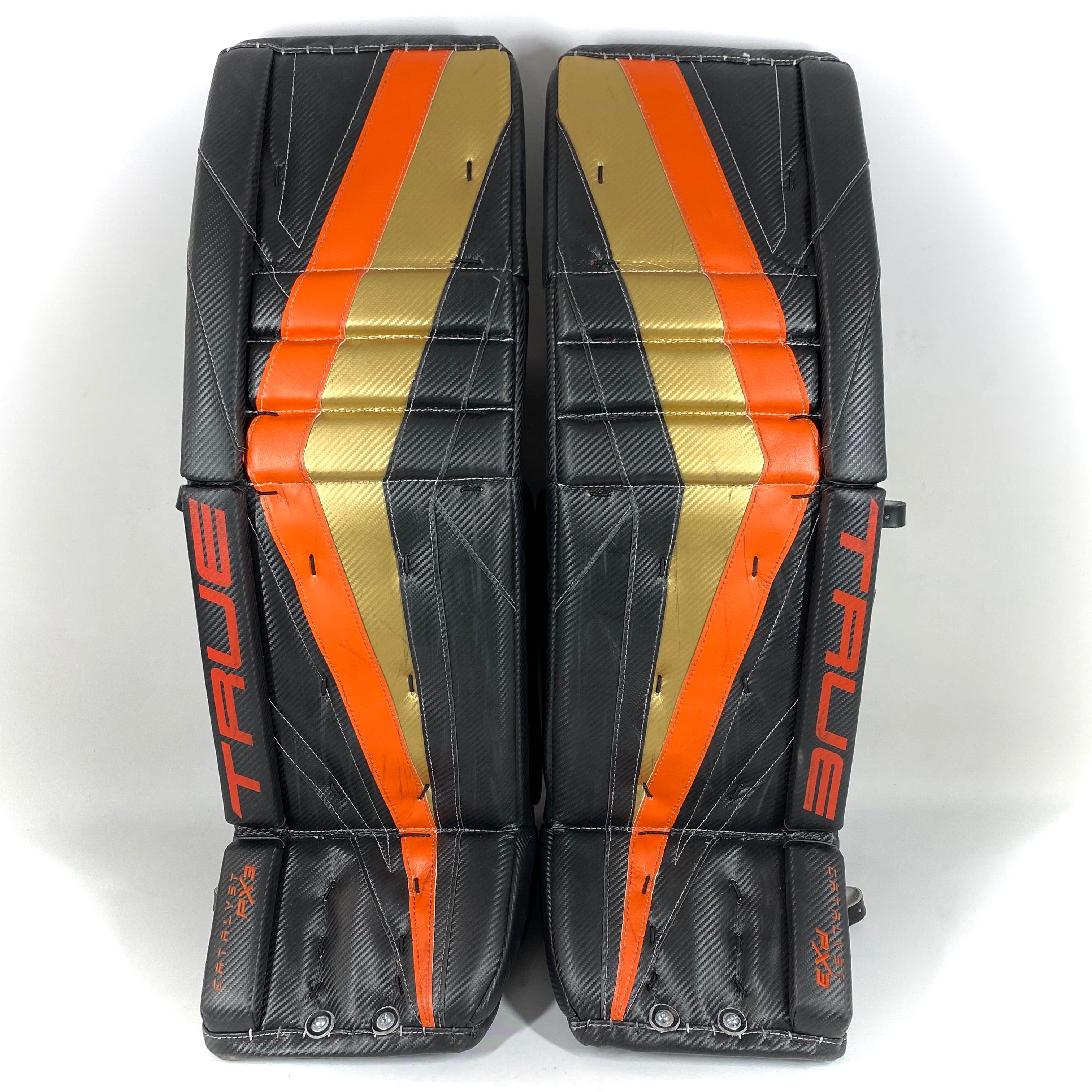 True PX3 - Ensemble complet de gardien de but Pro Stock d'occasion (noir/or/orange)