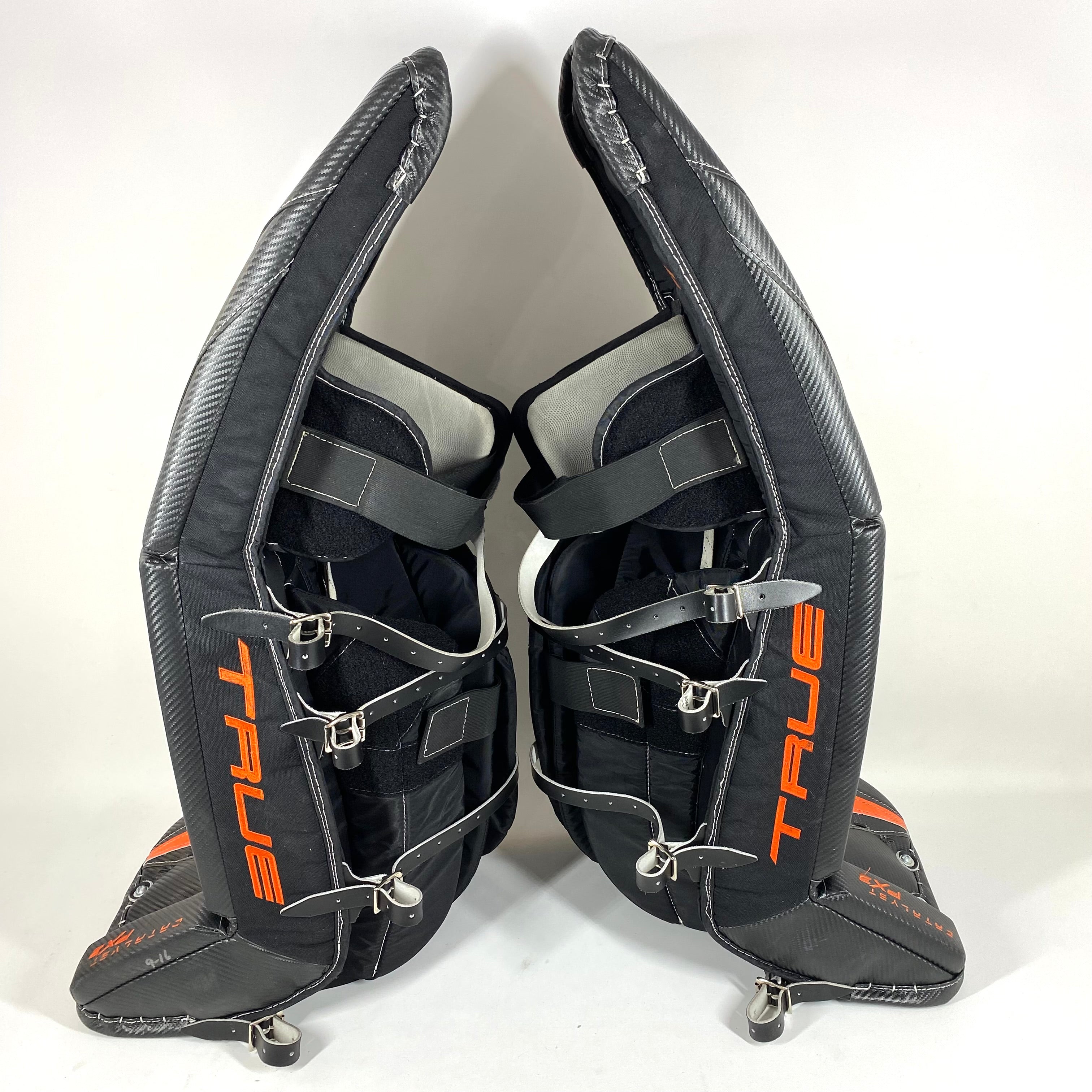 True PX3 - Ensemble complet de gardien de but Pro Stock d'occasion (noir/or/orange)