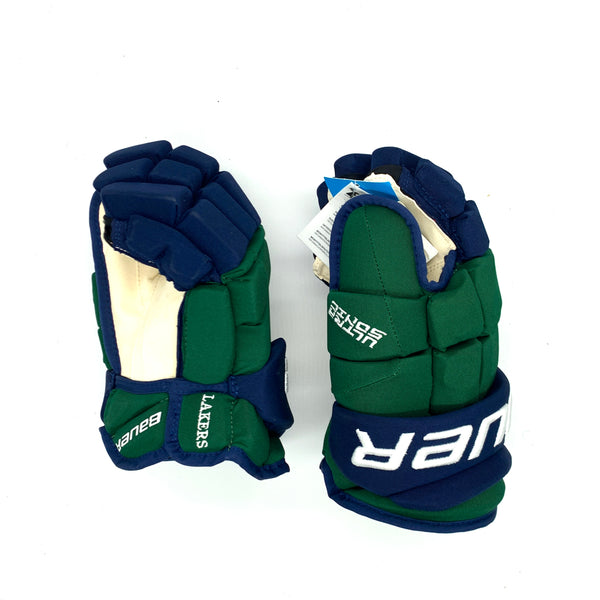Bauer Supreme Ultrasonic - NCAA Pro Stock Glove (Green/Blue)