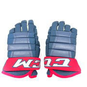 CCM HG97XP - Gants Pro Stock d'occasion - (bleu marine/rouge)