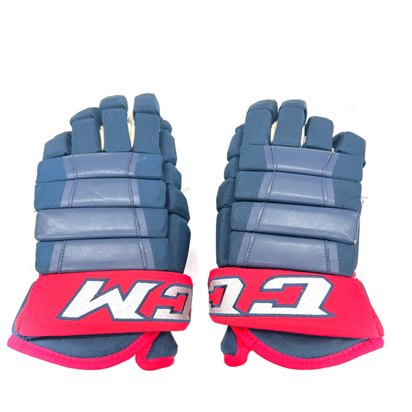CCM HG97XP - Used Pro Stock Gloves - (Navy/Red)