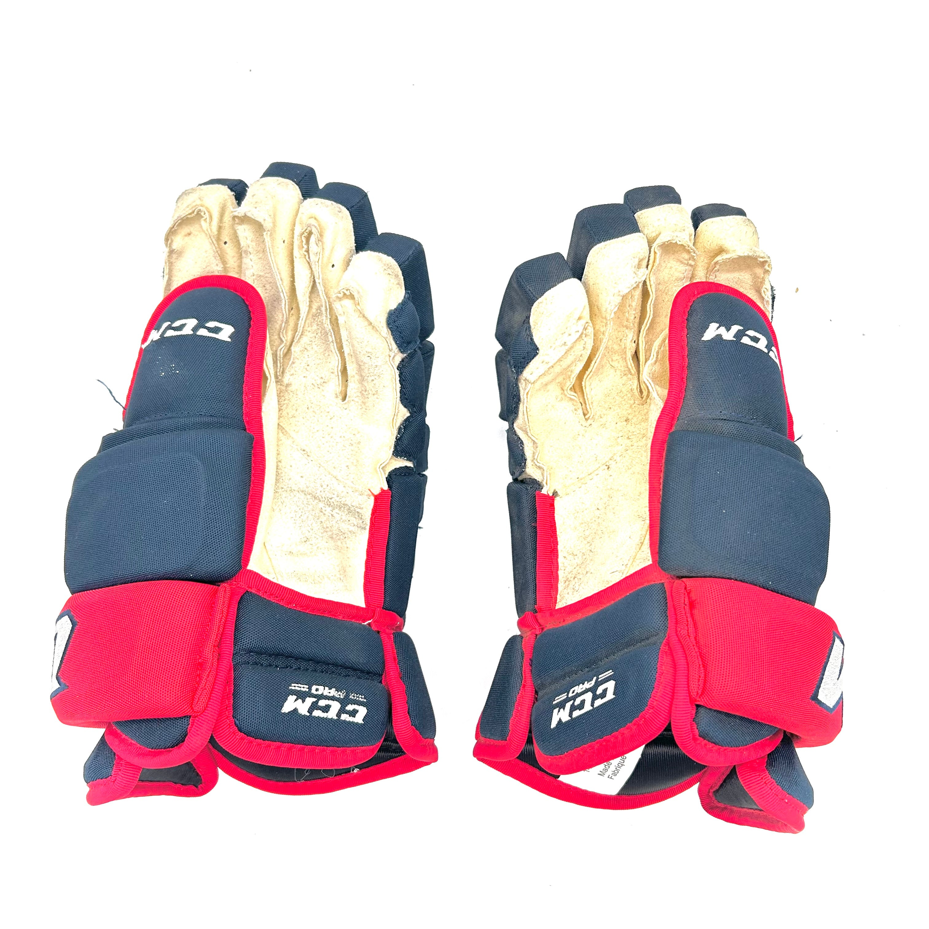 CCM HG97XP - Gants Pro Stock d'occasion - (bleu marine/rouge)