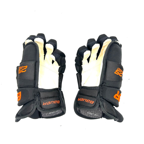 Bauer Supreme 2S Pro - Used Intermediate Pro Stock Glove (Black/Orange)